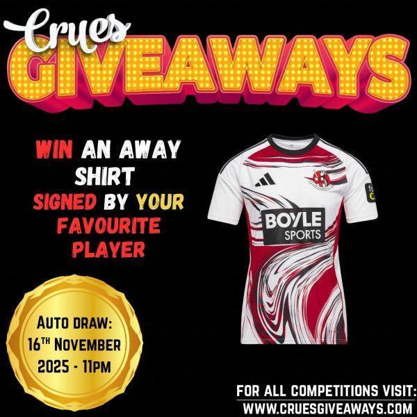 Win a Framed Signed Shirt