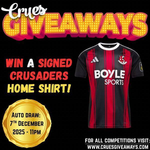 Win a Signed Framed Crusaders Shirt