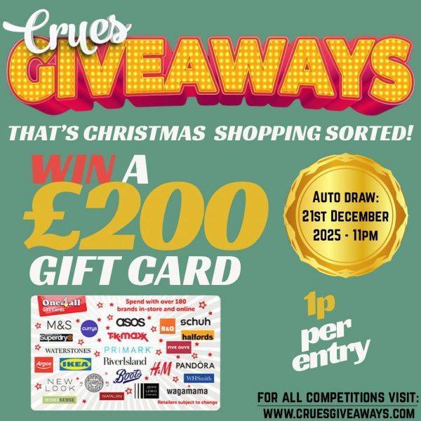 Win a £200 Gift Card