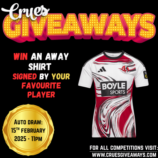 Win a Signed Crusaders Away Shirt